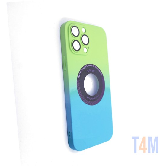 Magnetic Case with Camera Lens for Apple iPhone 13 Pro Max Green